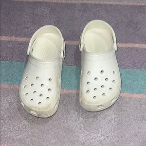 White Crocs